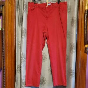 Liz & Me Red Pant Size 20W